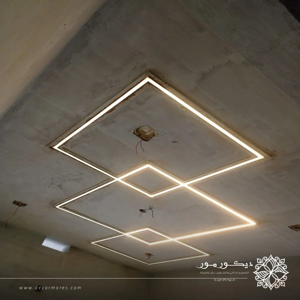 اضاءة اسقف جبس بمكة
