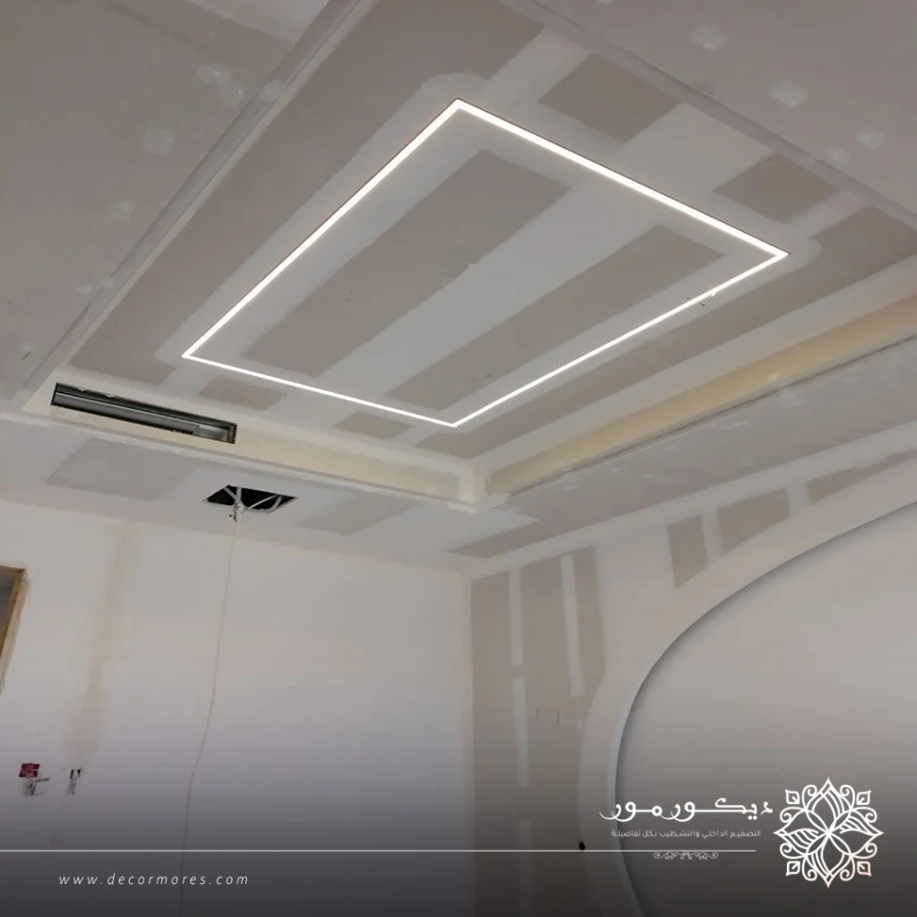 أشكال الإضاءة في السقف