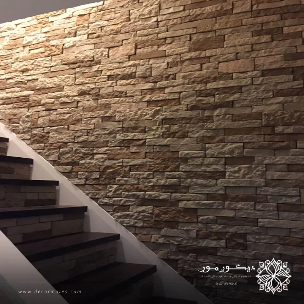 تركيب بديل الحجر للجدران مكة