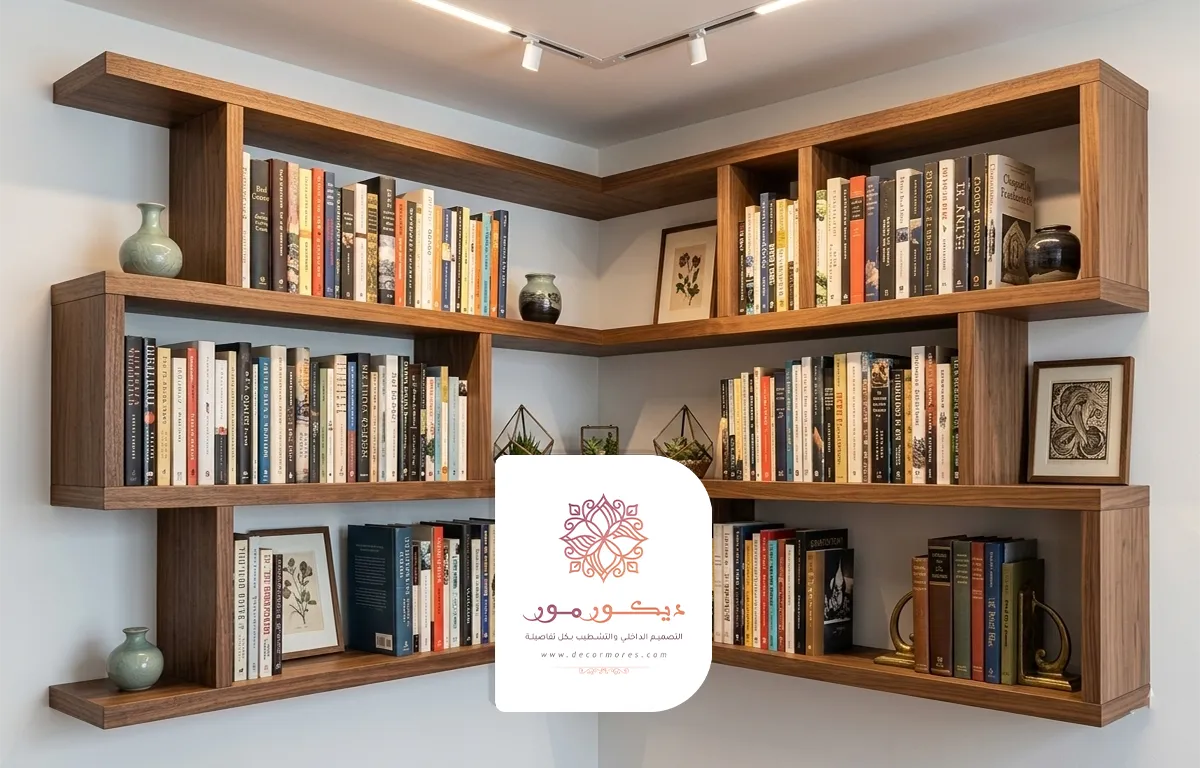 تركيب رفوف خشب مكة