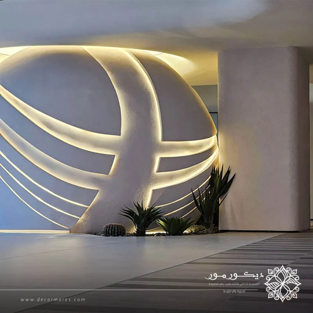 ديكورات كهرباء حوائط مكة