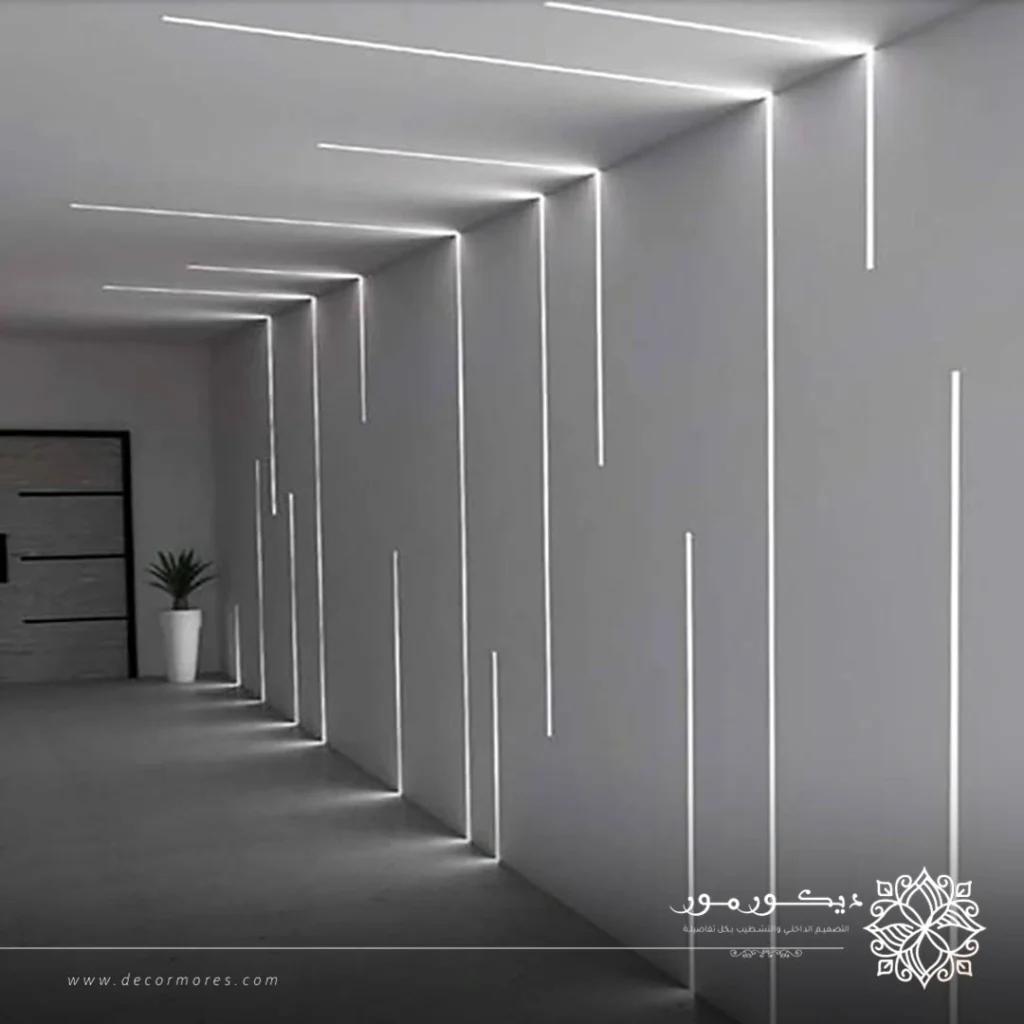 اضاءة جدارية في مكة