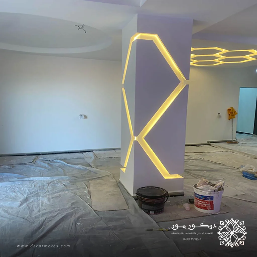 تصميم اضاءة بروفايل ليد بمكة